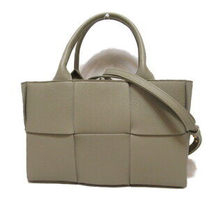 Bottega Veneta Arco Tote Bag khaki Green Calfskin Leather